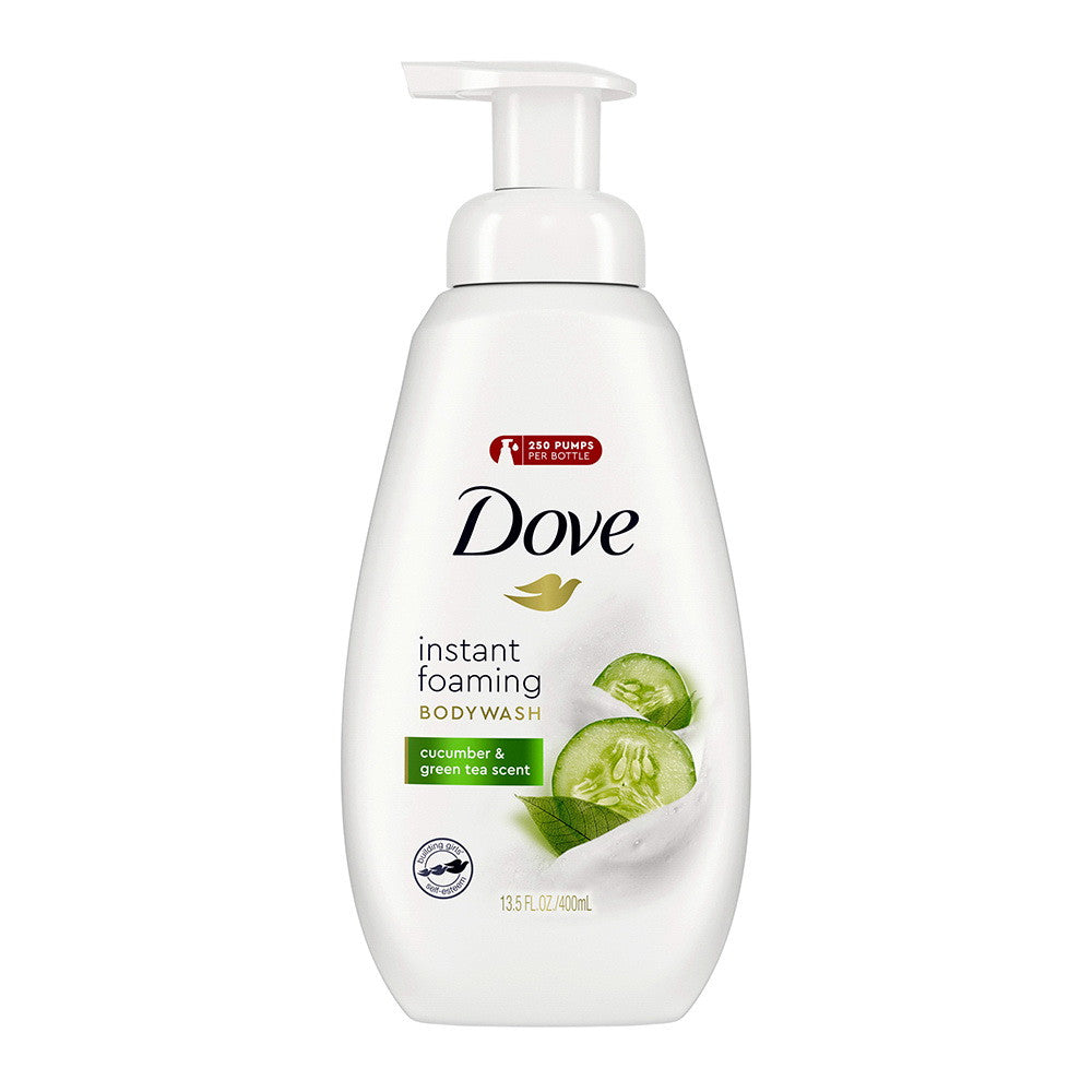 Dove Shower Foam Body Wash Cucumber & Green Tea Scent 13.5 Oz